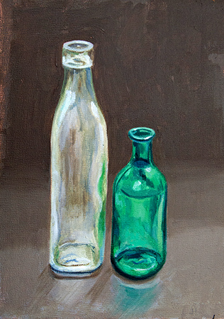 Two Small Bottles